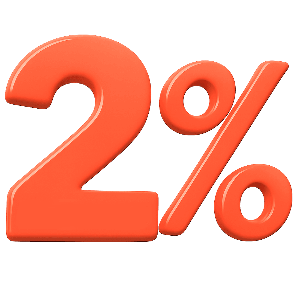 2 percent AER