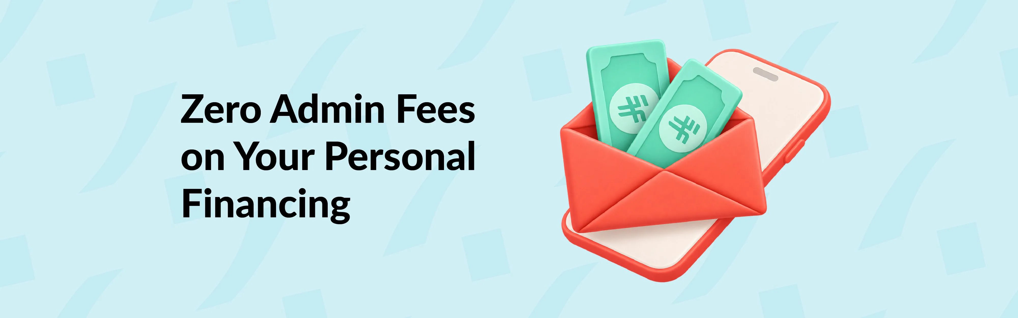 Personal finance with no admin fees!