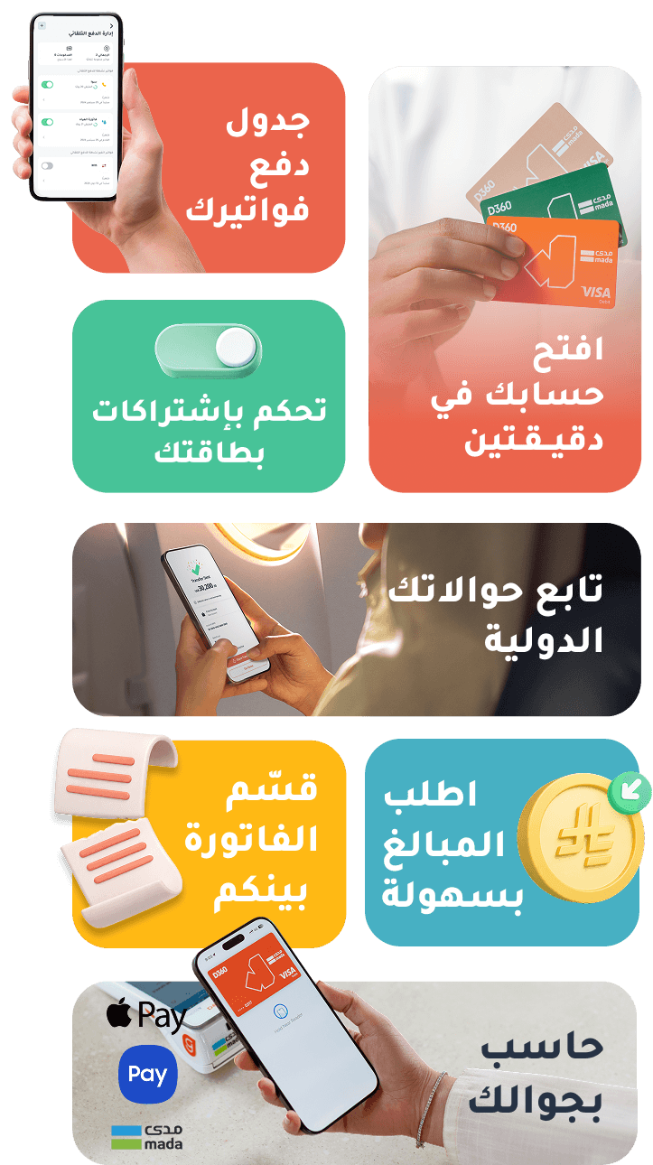 مزايا الحساب